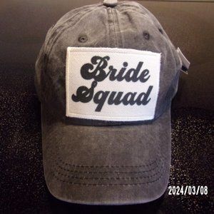 NWT "BRIDE SQUAD" BASEBALL CAP